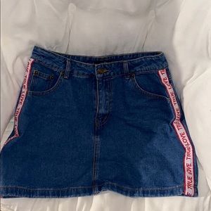 Jean skirt